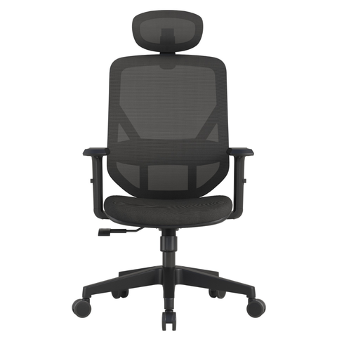 Cadeira Escritório Presidente NR17 Tela Mesh Alpha Preto