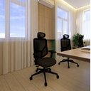 Ver imagem 3 de Cadeira Escritório Presidente NR17 Tela Mesh Alpha