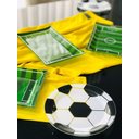 Ver imagem 3 de Petisqueira de Vidro Campo de Futebol Brasil Copa do Mundo Prato para Petiscos Mesa Posta