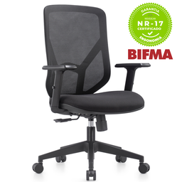 Cadeira Escritório Diretor NR17 Tela Mesh Alpha - 10