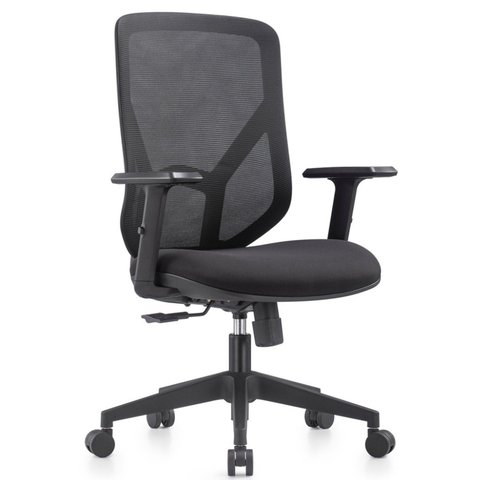 Cadeira Escritório Diretor NR17 Tela Mesh Alpha Preto