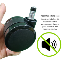 Cadeira Escritório Presidente NR17 Tela Mesh Alpha - 11