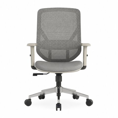 Cadeira Escritório Diretor NR17 Tela Mesh Alpha Cinza