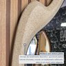 Conjunto 3 Espelhos Orgânicos Moldura em MDF Textura Pietra Miraggio - 9