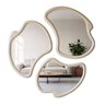 Conjunto 3 Espelhos Orgânicos Moldura em Mdf Pietra Miraggio - 8