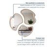 Conjunto 3 Espelhos Orgânicos Moldura em Mdf Pietra Miraggio - 5