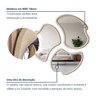 Conjunto 3 Espelhos Orgânicos Moldura em Mdf Pietra Miraggio - 4