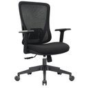 Ver imagem 1 de Cadeira Escritório Diretor NR17 Ergonômica Tela Mesh Kappa Preto