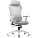 Ver imagem 1 de Cadeira Escritório Presidente NR17 Ergonômica Tela Mesh Sigma Cinza