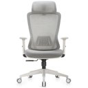 Ver imagem 6 de Cadeira Escritório Presidente NR17 Ergonômica Tela Mesh Sigma Cinza