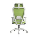 Ver imagem 3 de Cadeira Escritório Presidente NR17 Ergonômica Tela Mesh Sigma Verde