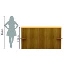 Ver imagem 5 de Cabeceira Ripada Ripa Autentica com Led 140/160 Nobre Naturale - Gelius