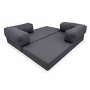 Ver imagem 6 de Sofá Cama Modular Glow 2 Lugares Retrátil 180cm Grafite