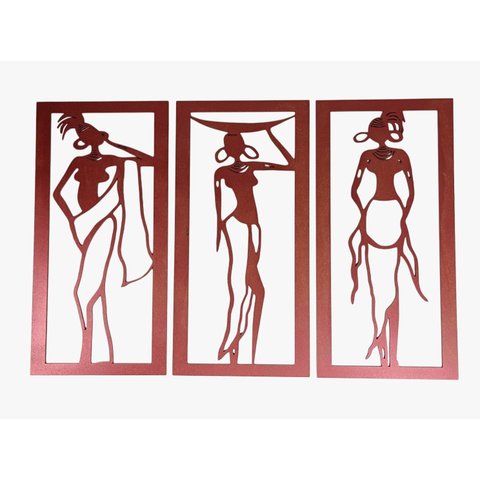 Mulher Top Model-decoração:vermelho