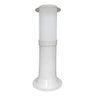 Poste Balizador Luminária Casa Sítio Jardim 35cm Branco - 1