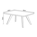 Ver imagem 3 de Mesa Decor de Centro Pés em Madeira Maciça - Preto