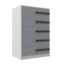 Ver imagem 3 de Cômoda 5 Gavetas 60 Cm de Largura