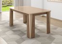 Ver imagem 1 de Mesa para Sala de Jantar 6 Lugares Opera Marrom/Fendi/Carvalho
