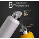 Ver imagem 5 de Garrafa Térmica Ms-940 700ml Inox 316 com Tampa de Abertura Rápida e Vedação Segura:Preto