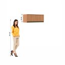 Ver imagem 6 de Armário Aéreo para Cozinha 1 Porta - Cecília Marrom/Freijó