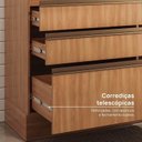 Ver imagem 5 de Cozinha Planejada 4 Peças Armários e Balcão sem Tampo Aroeira CabeCasa MadeiraOriginals Cinza/Cedro