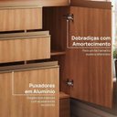 Ver imagem 6 de Cozinha Planejada 4 Peças Armários e Balcão sem Tampo Aroeira CabeCasa MadeiraOriginals Cinza/Cedro
