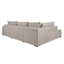 Ver imagem 5 de Sofá Retratil com Chaise Esquerda Titan 6 Lugares 2,96m Tecido Linho