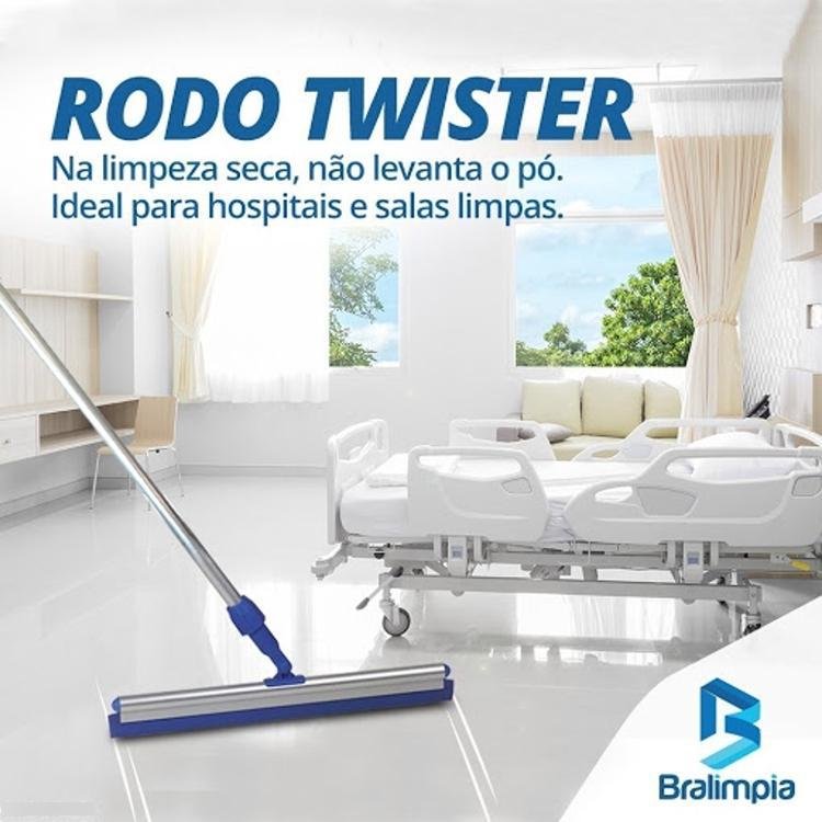 Suporte Limpa Tudo Fibra Cabo Extensível Rodo Twister C/cabo - 2