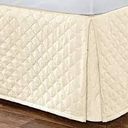 Ver imagem 2 de Saia para Cama Box Matelada Casal Padrão - Palha