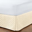 Ver imagem 1 de Saia para Cama Box Matelada Casal Padrão - Palha