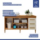 Ver imagem 4 de Lavanderia Modulada Balcão 3 Portas e 3 Gavetas Nova Iguaçu