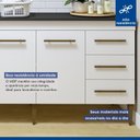 Ver imagem 5 de Lavanderia Modulada Balcão 3 Portas e 3 Gavetas Nova Iguaçu