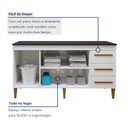 Ver imagem 6 de Lavanderia Modulada Balcão 3 Portas e 3 Gavetas Nova Iguaçu