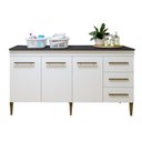 Ver imagem 2 de Lavanderia Modulada Balcão 3 Portas e 3 Gavetas Nova Iguaçu