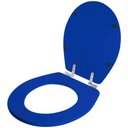 Ver imagem 2 de Assento Sanitário Soft Close Ravena Azul para Vaso Deca