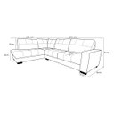 Ver mais imagens de Sofá de Couro Canto Marrocos 3 Lugares com Chaise Marrom Pigmentado - Mempra Design