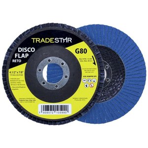 Disco de Lixa Flap Reto 4.1-2 Grão 80 P- Lixadeira 01 Un