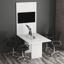 Ver imagem 2 de Painel para TV até 32 Polegadas 90cmx136cm Escritório Branco