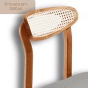 Ver imagem 6 de Conjunto com 2 Cadeiras Premium em Madeira Maciça Monaco Marrom Quartzo/Imbuia Natural