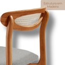 Ver imagem 5 de Conjunto com 2 Cadeiras Premium em Madeira Maciça Monaco Marrom Quartzo/Imbuia Natural