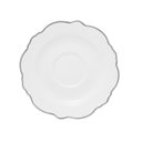 Ver imagem 5 de Cj 6 Xícaras P/café C/pires de Porcelana Branca Maldivas C/filete Prata 80ml Wolff