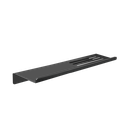 Ver imagem 1 de Prateleira Suporte Reto para Banheiro Preto Fosco Grega Aço Inox 30cm