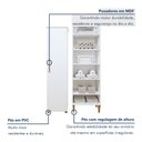 Ver imagem 5 de Lavanderia Modulada 2 Armários Multiuso Campinas 1 Porta 9 Prateleiras