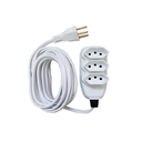 Ver imagem 2 de Extensão eletrica 3mts branca pp 10amp 3 vias