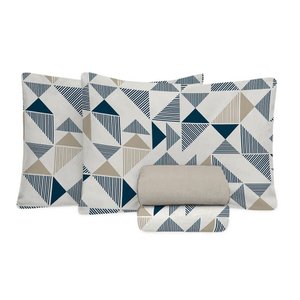 Jogo de Cama 100% Algodão Queen Size 150 Fios Fiori