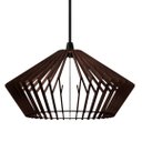Ver imagem 1 de Luminária Teto tipo Pendente DEJAVU MDF Completa -:Marrom