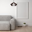 Ver imagem 2 de Luminária Teto tipo Pendente DEJAVU MDF Completa -:Marrom