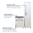 Ver imagem 6 de Lavanderia Modulada 1 Armário Multiuso e Balcão Joinville