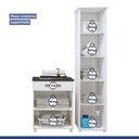 Ver imagem 5 de Lavanderia Modulada 1 Armário Multiuso e Balcão Joinville