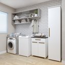 Ver imagem 1 de Lavanderia Modulada 1 Armário Multiuso e Balcão Joinville